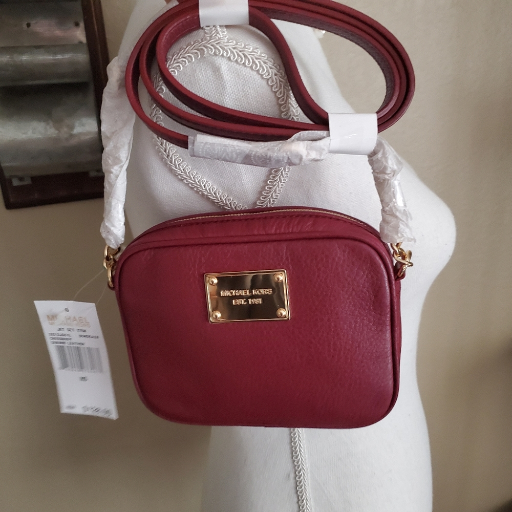 Authentic Michael Kors BordeauxCrossbody